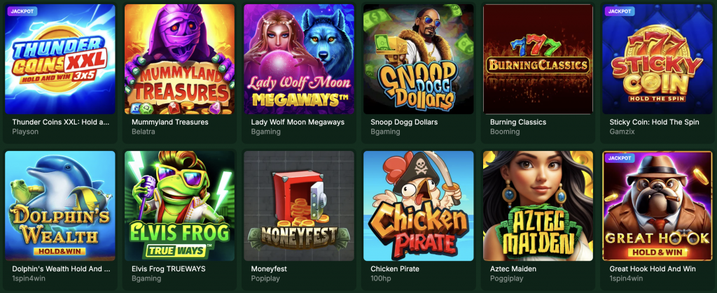 Golden Crown Casino Games Library